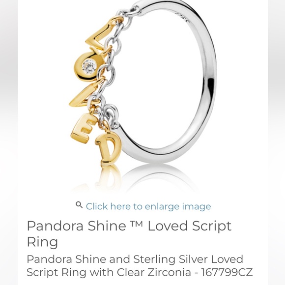 Loved script 💌 ring - Picture 3 of 5